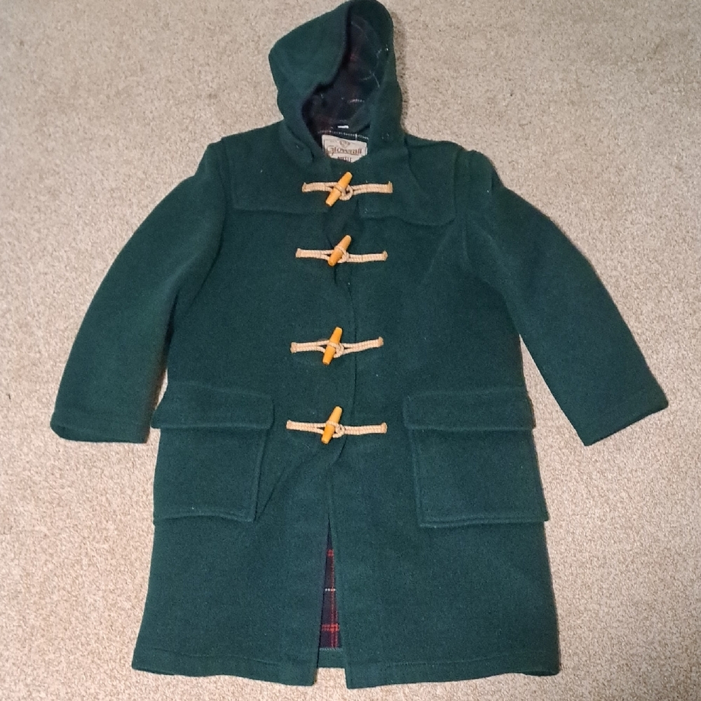 Woman's Green Hooded Coat